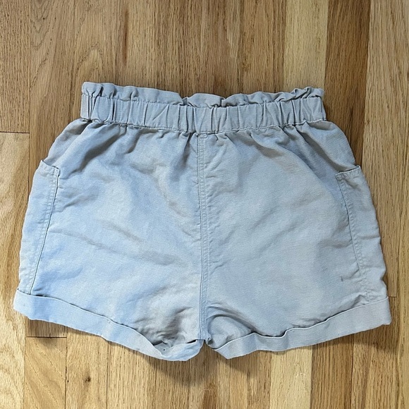 ARITZIA wilfred free harulia short high waisted paperbag linen blend gray size S - Picture 10 of 10